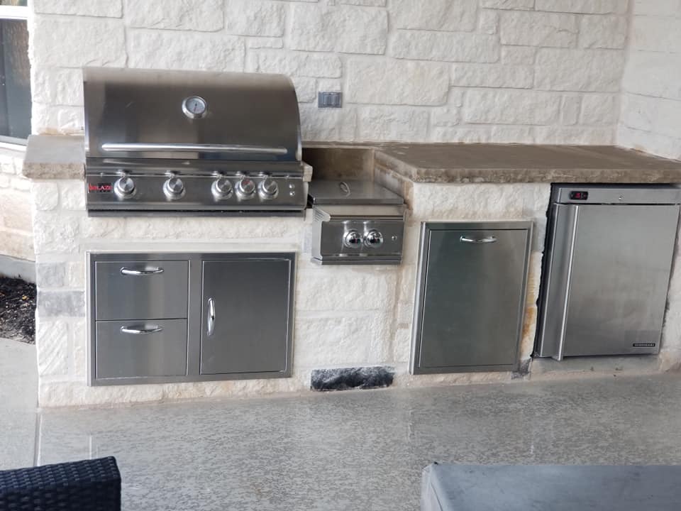 Round-Rock-Concrete-Pros-Outdoor-Kitchen Outdoor-Kitchen-Round-Rock